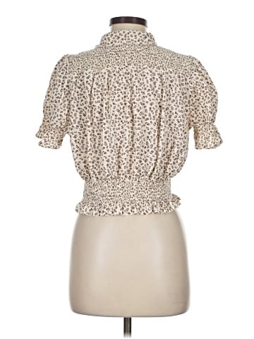 American Eagle Outfitters Short Sleeve Blouse (view 2)