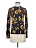 J.Crew Factory Store 100% Cotton Floral Yellow Pullover Sweater Size S - photo 1