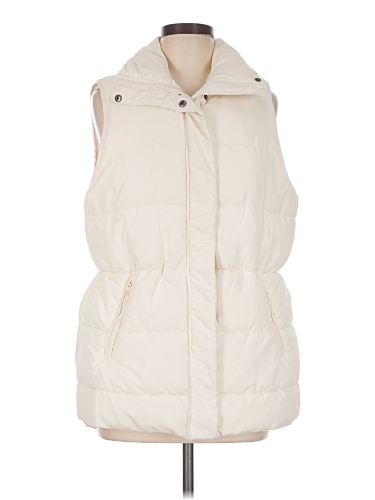 Pre-owned Splendid Vest In Ivory