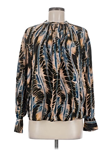 Ulla Johnson Long Sleeve Silk Top (view 1)