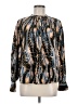 Ulla Johnson 100% Silk Brown Long Sleeve Silk Top Size 6 - photo 1