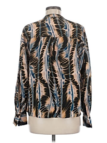Ulla Johnson Long Sleeve Silk Top (view 2)