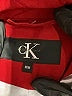 Calvin Klein 100% Polyurethane Red Coat Size M - photo 6
