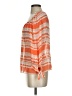 Trina Turk Orange Long Sleeve Blouse Size S - photo 5