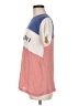 Wildfox 100% Cotton Color Block Pink Short Sleeve Top Size Med (2 or M) - photo 5