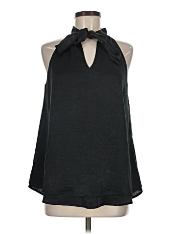 Como Black Sleeveless Blouse (view 1)