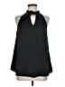 Como Black 100% Polyester Black Sleeveless Blouse Size M - photo 1