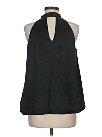 Como Black Sleeveless Blouse (view 2)