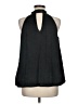 Como Black 100% Polyester Black Sleeveless Blouse Size M - photo 2