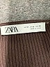 Zara Brown Cocktail Dress Size M - photo 7