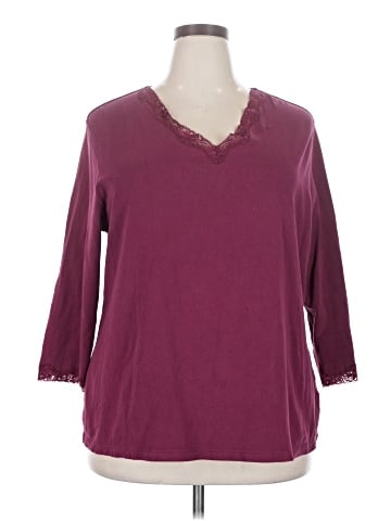Croft & Barrow 3/4 Sleeve Top (view 1)