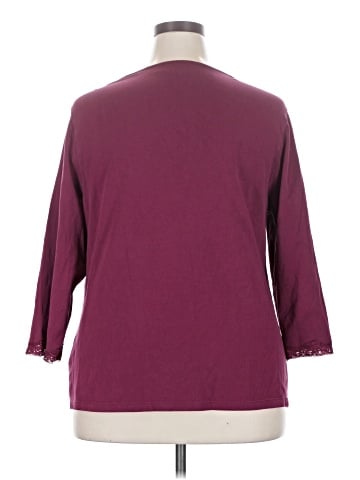 Croft & Barrow 3/4 Sleeve Top (view 2)