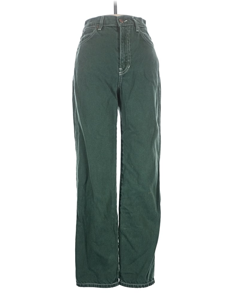 Pre-owned Reformation Jeans Casual Pants In Green