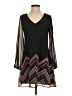 Candie's 100% Polyester Chevron-herringbone Black Casual Dress Size S - photo 1