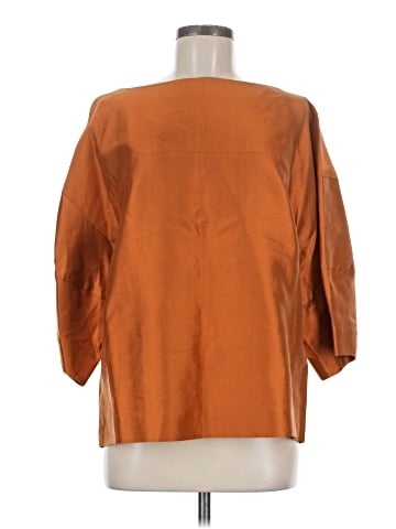 Tsesay 3/4 Sleeve Silk Top (view 1)