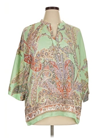 Chelsea & Theodore 3/4 Sleeve Blouse (view 1)