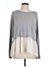 Freebird Gray Long Sleeve Top Size L - photo 1