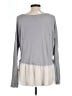Freebird Gray Long Sleeve Top Size L - photo 2