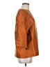 Tsesay Orange 3/4 Sleeve Silk Top Size 8 - photo 4