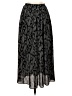 Talbots 100% Polyester Paisley Black Formal Skirt Size 2 (petite) - photo 1