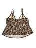 Coco Reef Animal Print Brown Swimsuit Top One size - photo 2