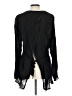 Zara Basic Black Long Sleeve Blouse Size L - photo 2
