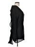 Zara Basic Black Long Sleeve Blouse Size L - photo 4