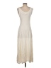 Ghost 100% Viscose Ivory Casual Dress Size S - photo 2