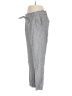 Ann Taylor LOFT Chevron-herringbone Gray Linen Pants Size M - photo 5