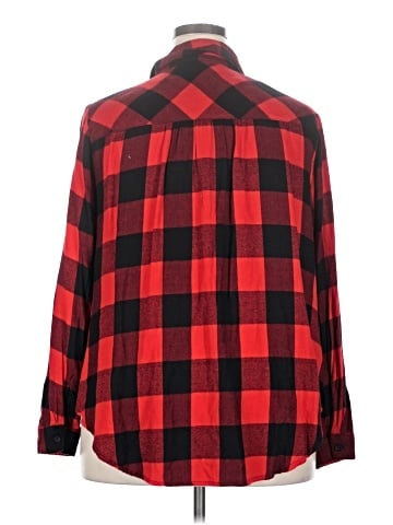 Lane Bryant Long Sleeve Button-Down Shirt (view 2)