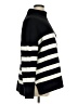 Nine West Stripes Black Turtleneck Sweater Size XL - photo 4