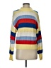 Monki 100% Acrylic Color Block Yellow Pullover Sweater Size XS - photo 1