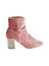 Charlotte Russe Pink Ankle Boots Size 8 - photo 1