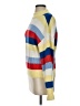 Monki 100% Acrylic Color Block Yellow Pullover Sweater Size XS - photo 5