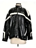 PrettyLittleThing 100% Polyurethane Stripes Black Track Jacket Size S - photo 1