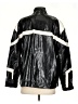 PrettyLittleThing 100% Polyurethane Stripes Black Track Jacket Size S - photo 2