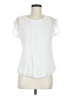 Boden 100% Polyester White Short Sleeve Blouse Size 8 - photo 1