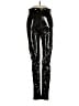 Aqua 100% Polyurethane Metallic Black Casual Pants Size S - photo 1