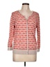 Halogen 100% Cotton Orange Cardigan Size L - photo 1