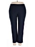 Ruby Rd. Solid Blue Active Pants Size 22 - photo 1