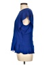 maette 100% Polyester Blue Short Sleeve Blouse Size L - photo 5