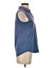 JoFit Blue Sleeveless Blouse Size S - photo 4
