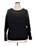 DKNY Black Long Sleeve Top Size 2X - photo 1