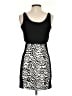 Express 100% Polyester Animal Print Black Cocktail Dress Size XS - photo 2