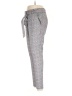 Chocolate Plaid Gray Casual Pants Size L - photo 5