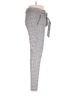 Chocolate Plaid Gray Casual Pants Size L - photo 4