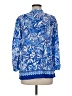 Lilly Pulitzer 100% Rayon Blue 3/4 Sleeve Blouse Size M - photo 2