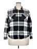 Universal Thread 100% Cotton Plaid Gray Long Sleeve Button-Down Shirt Size XXL - photo 1