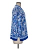 Lilly Pulitzer 100% Rayon Blue 3/4 Sleeve Blouse Size M - photo 4