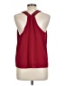 Paper Crane 100% Polyester Red Sleeveless Blouse Size L - photo 2